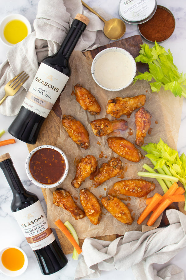 Calabrian Honey-Garlic Air Fryer Wings