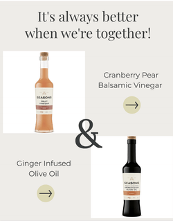 Seasons Olive Oil & Vinegar Dark Balsamic This Month's Pairing