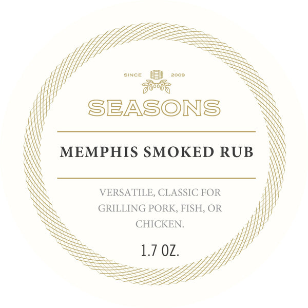 Millpress Imports Seasoning 1.7oz Memphis Smoked Seasoning